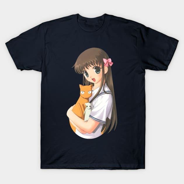 Cute Chibi Tohru Fruit Basket T-Shirt - Image 2
