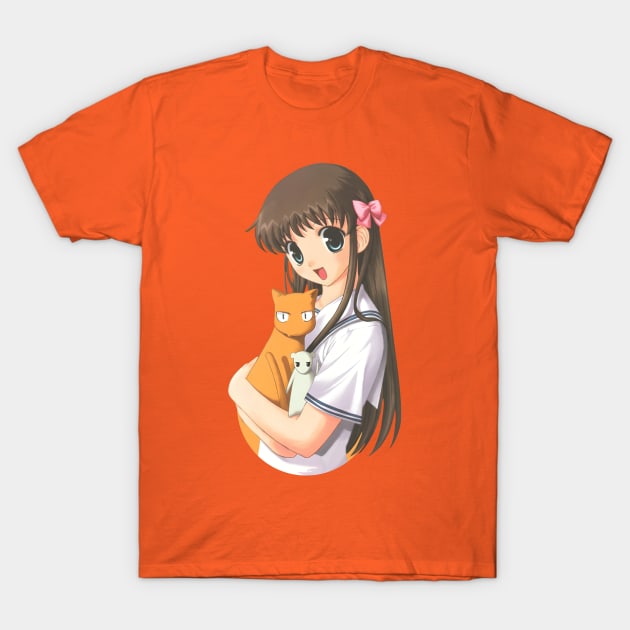 Cute Chibi Tohru Fruit Basket T-Shirt - Image 4