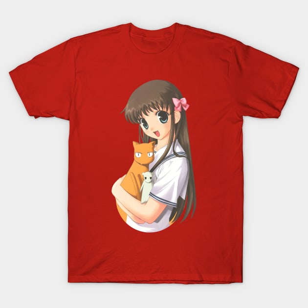 Cute Chibi Tohru Fruit Basket T-Shirt - Image 5