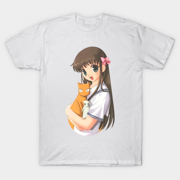 Cute Chibi Tohru Fruit Basket T-Shirt - Image 6