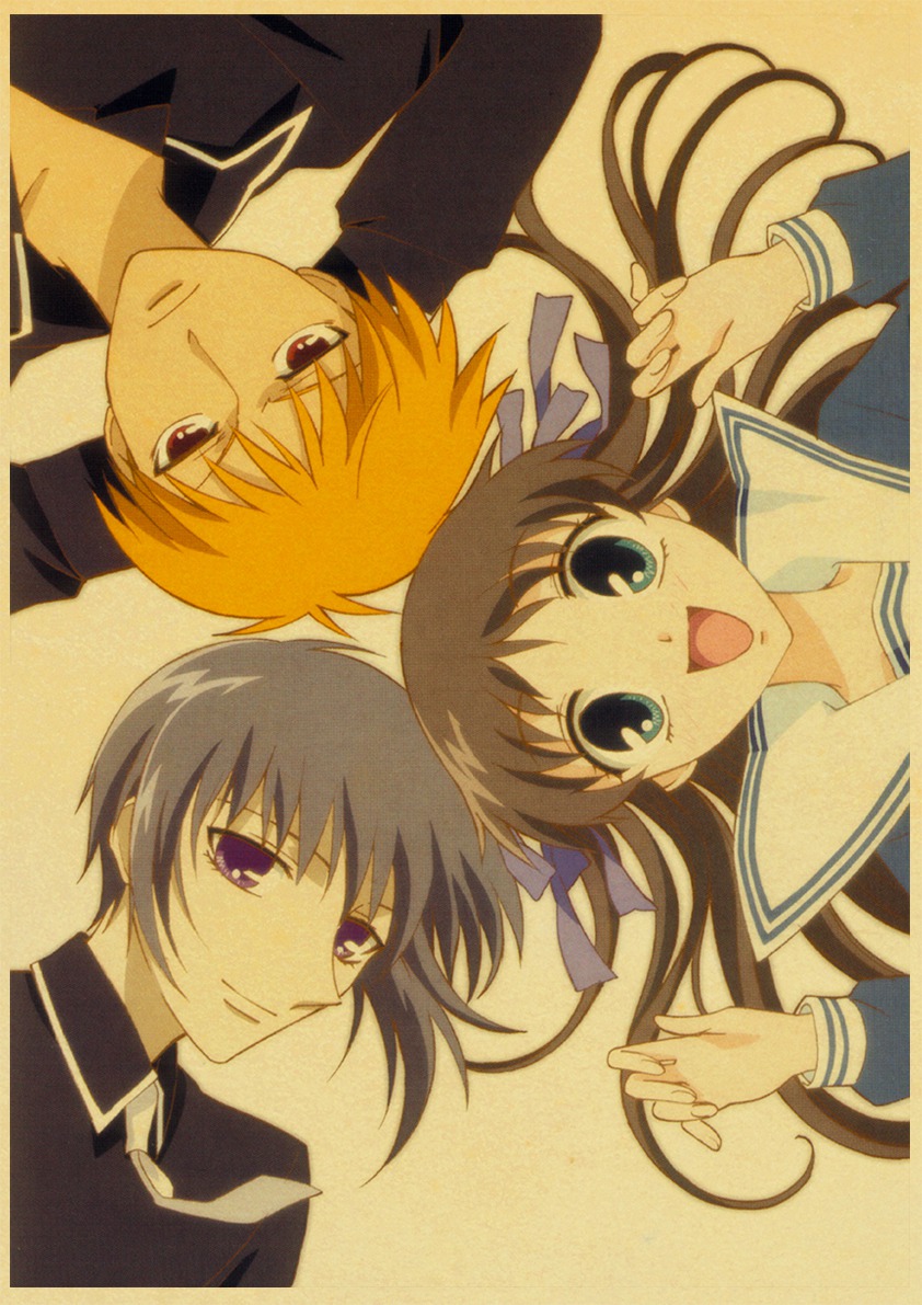 Anime Fruits Basket Vintage Anime Style 1 Posters