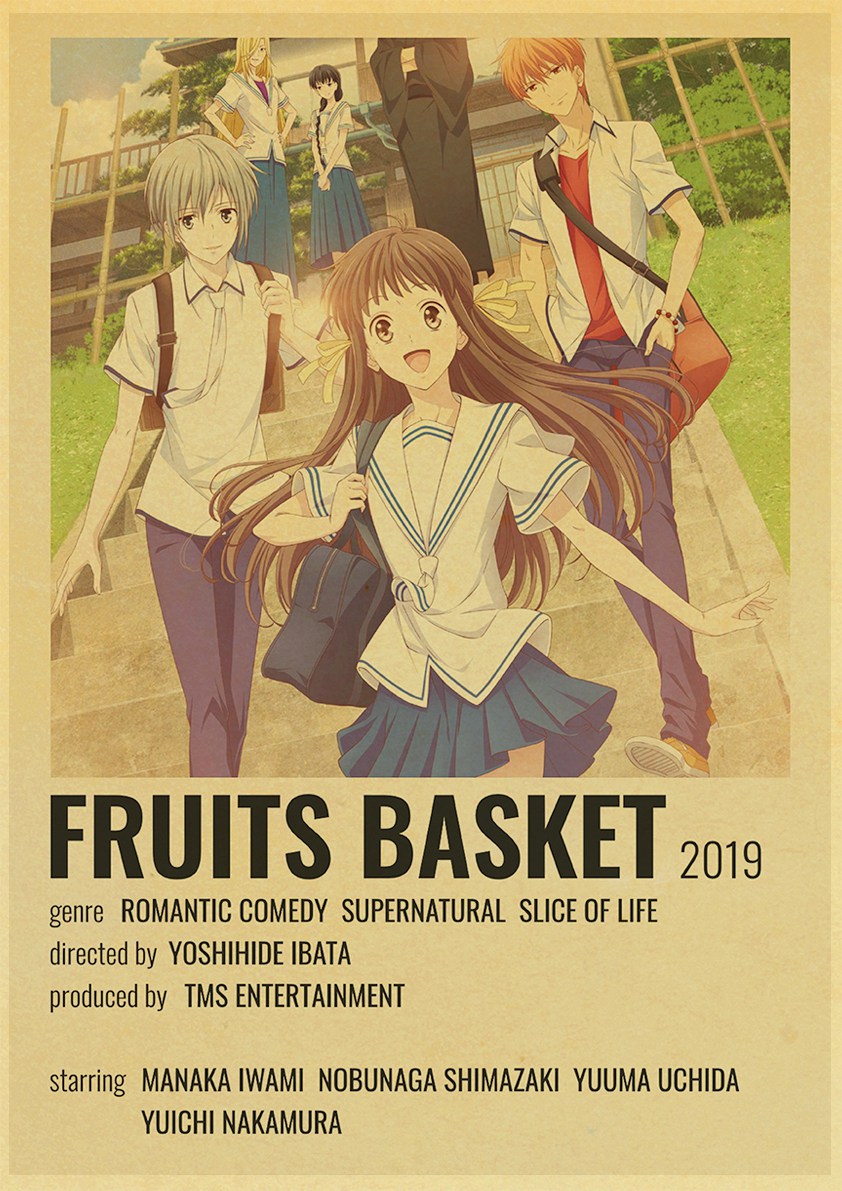 Anime Fruits Basket Vintage Chart-topper Style 2 Posters