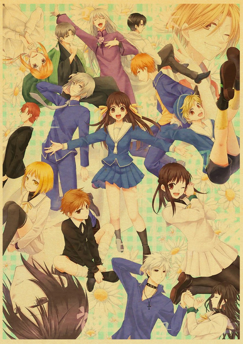 Anime Fruits Basket Vintage Chart-topper Style 1 Posters