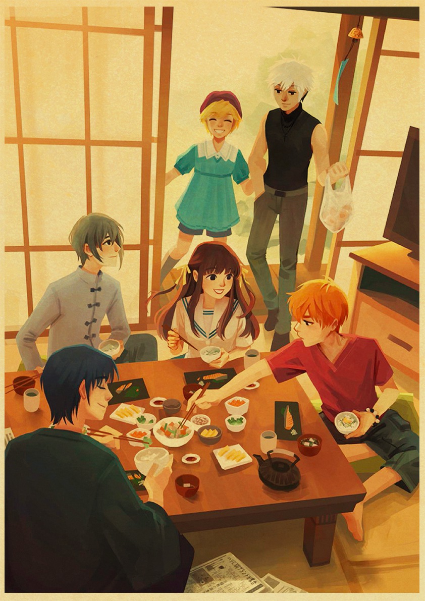 Anime Fruits Basket Vintage Must Have Posters