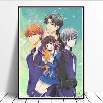 Fruits Basket Poster Canvas Painting Print Wall Art Pictures For Living Room Coffee House Bar Home.jpg 640x640 5 - Fruits Basket UK Shop