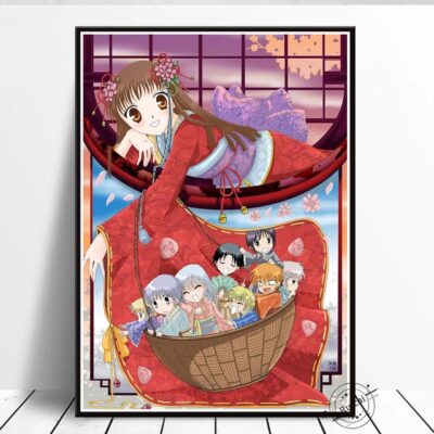 Fruits Basket Poster Canvas Painting Print Wall Art Pictures For Living Room Coffee House Bar Home.jpg 640x640 6 - Fruits Basket UK Shop