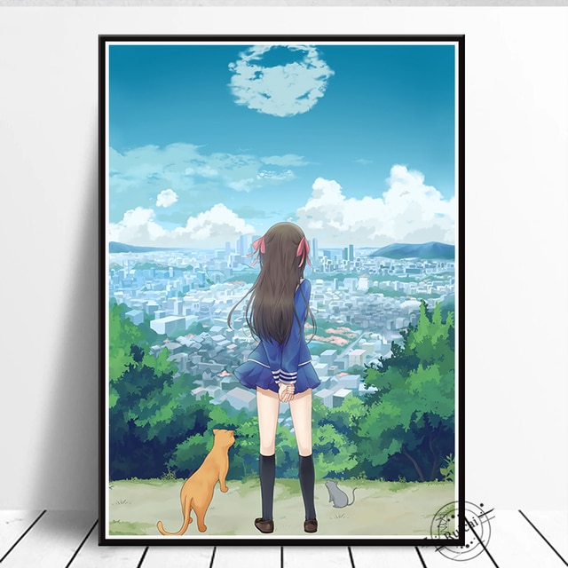 Fruits Basket Sky Canvas Wallart