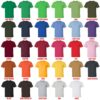 t shirt color chart - Fruits Basket UK Shop