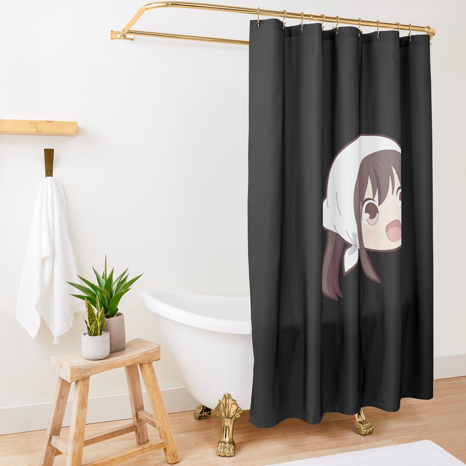 Chibi Tohru Shower Curtain